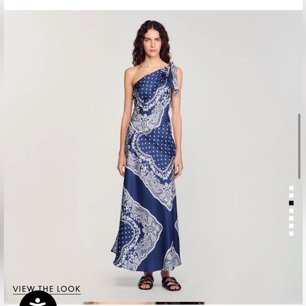 Sandro Bandana dress - size 36/4 (fits like a 2)